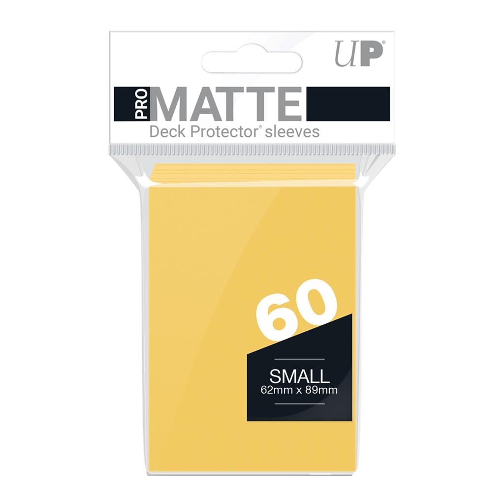 SLEEVES Pro-Matte Yellow Small (60 stuks)