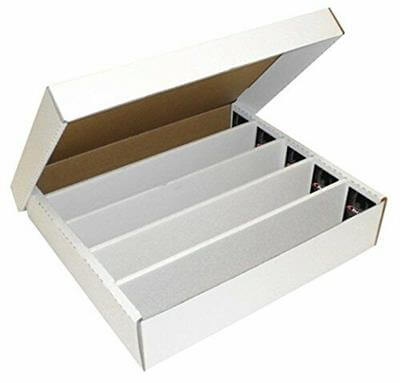 Accessoires The fold-out cardbox for the storage of trading cards (7000) in all sizes.