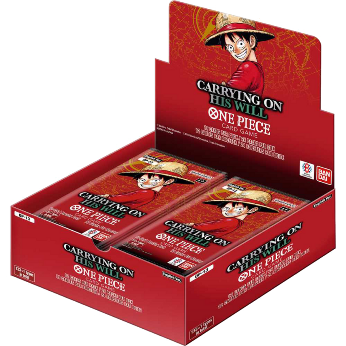 One Piece OP13 Carrying On His Will Booster Box