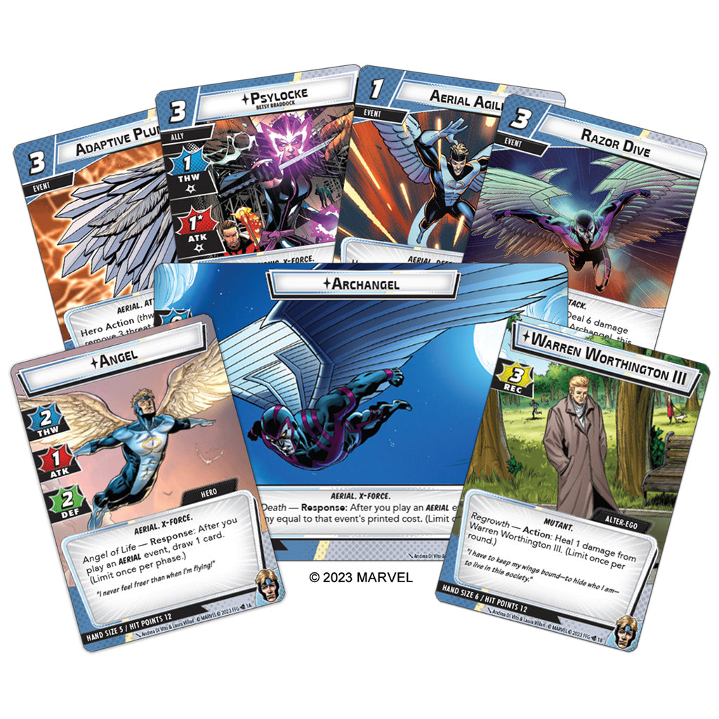 Marvel LCG Champions Angel Hero Pack
