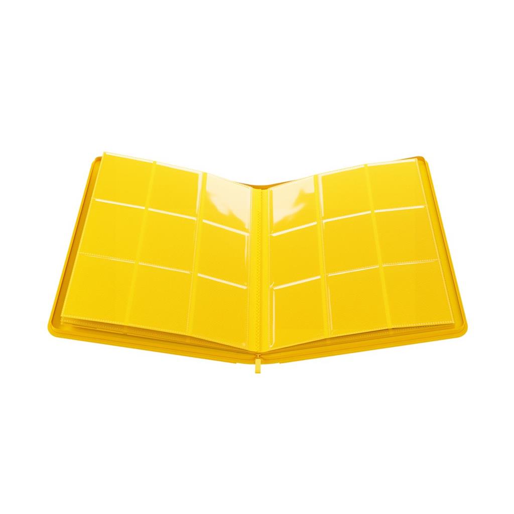 GameGenic PORTFOLIO Zip-Up Album 18-Pocket Yellow