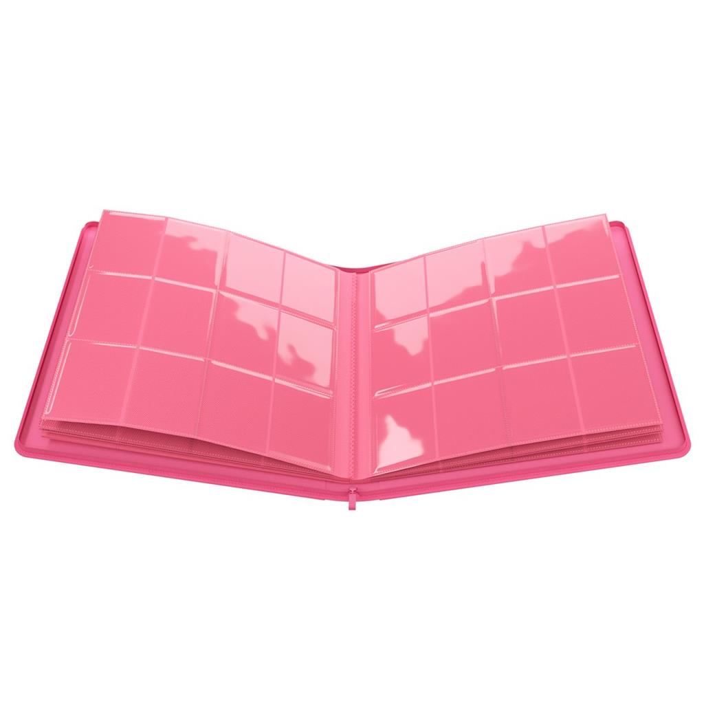 GameGenic PORTFOLIO Zip-Up Album 24-Pocket Pink