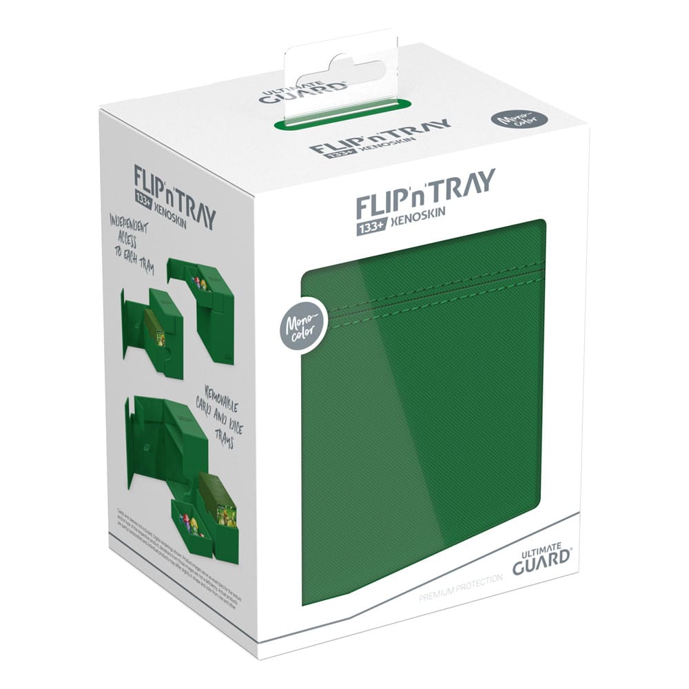 Ultimate Guard Twin Flip`n`Tray 133+ Xenoskin Green