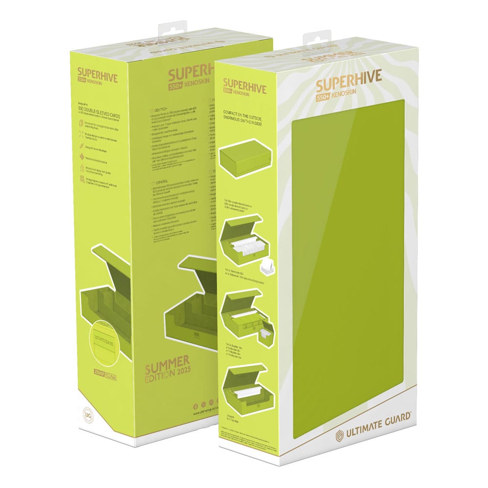 Ultimate Guard Superhive 550+ Xenoskin "Summer Edition 2025" - Lime