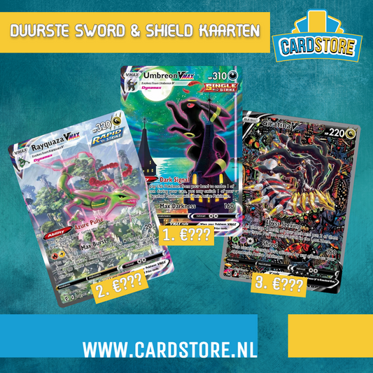 Wat zijn de duurste 10 kaarten uit de Sword & Shield serie?