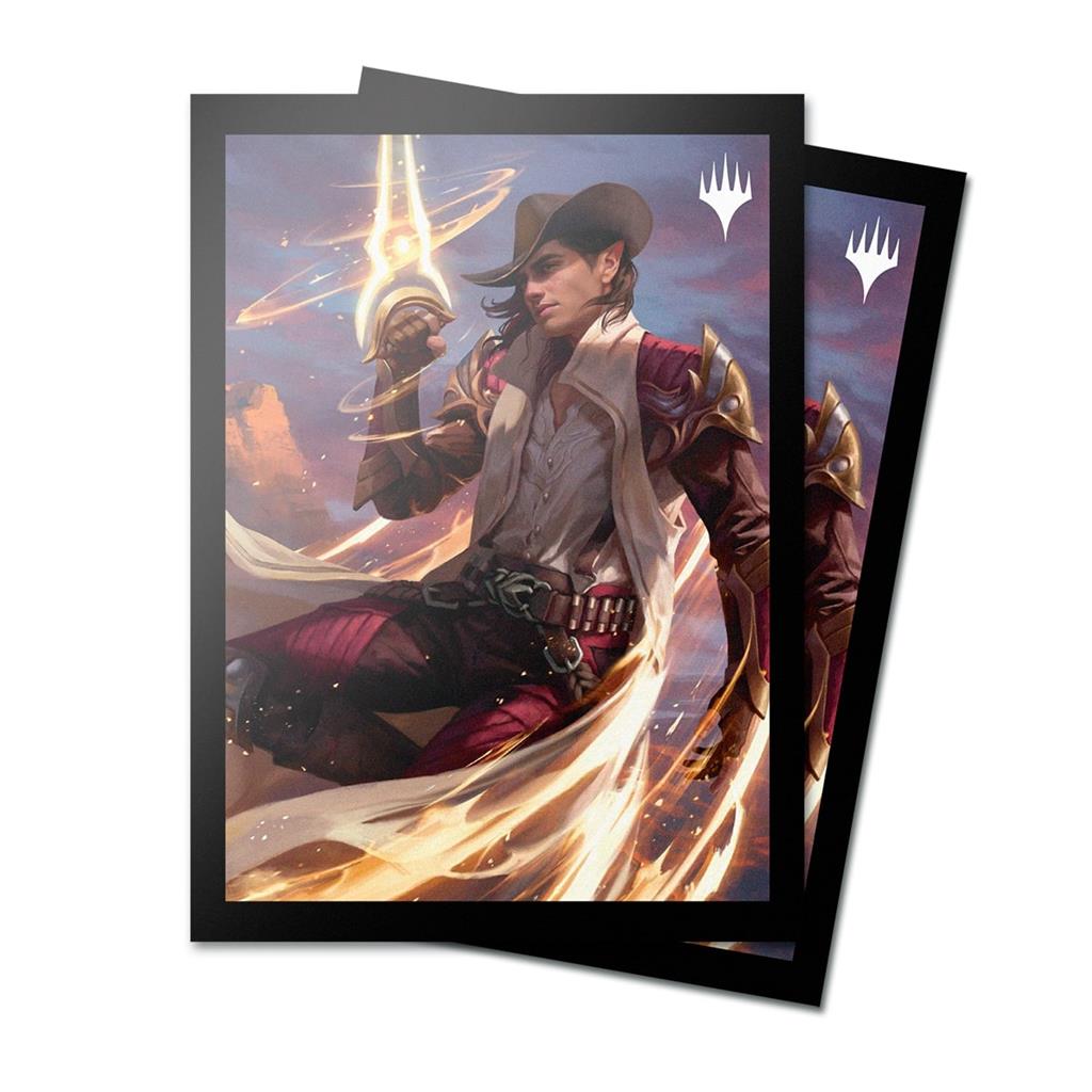 Ultra Pro Outlaws of Thunder Junction 100ct Deck Protector Sleeves Key Art 3
