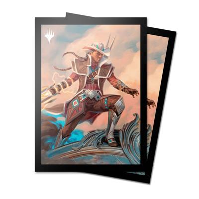 MTG 100ct Deck Protector sleeves for Magic: The Gathering feature a vibrant, full-color artwork and are made with our proprietary ChromaFusion Technology to prevent peeling. Archival-safe polypropylene materials ensure you can sleeve your cards with confi