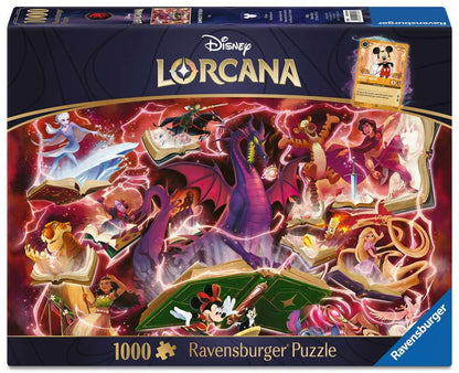 Disney Lorcana - Glimmers of the Realm Puzzle - Ruby (1000 Pieces)