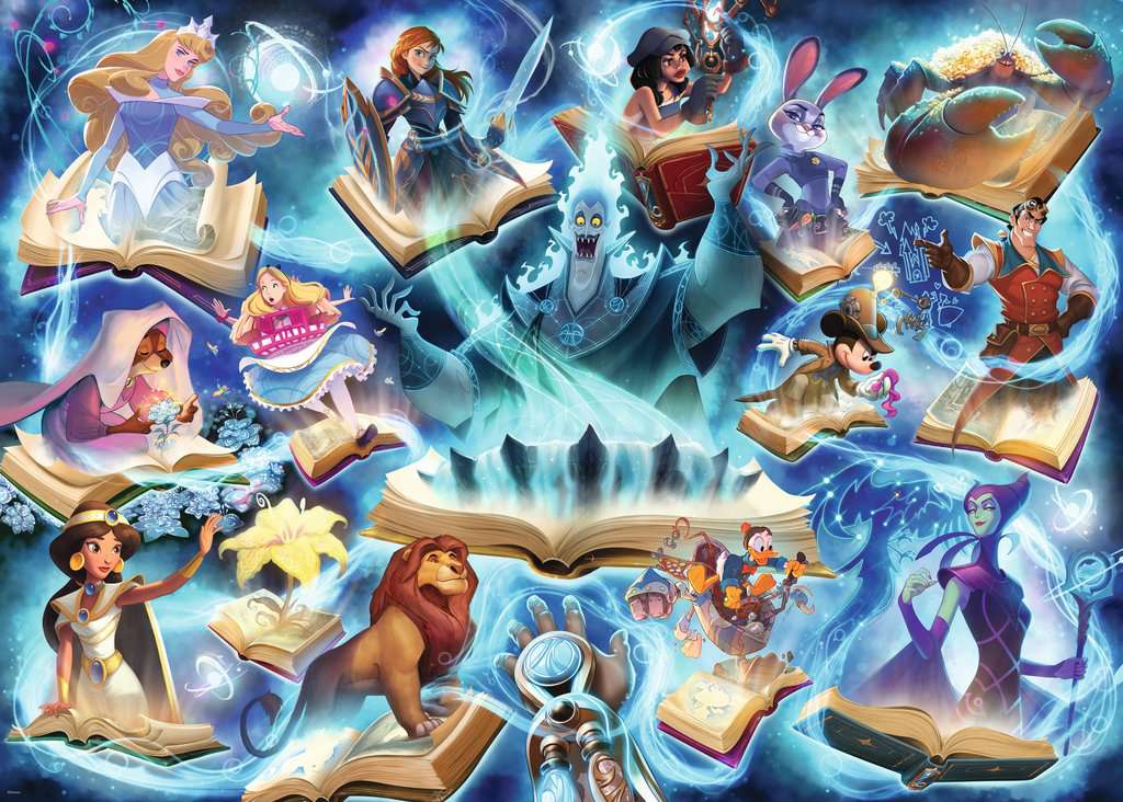 Disney Lorcana - Les Éclats du Royaume Puzzle - Saphir (1000 pièces)