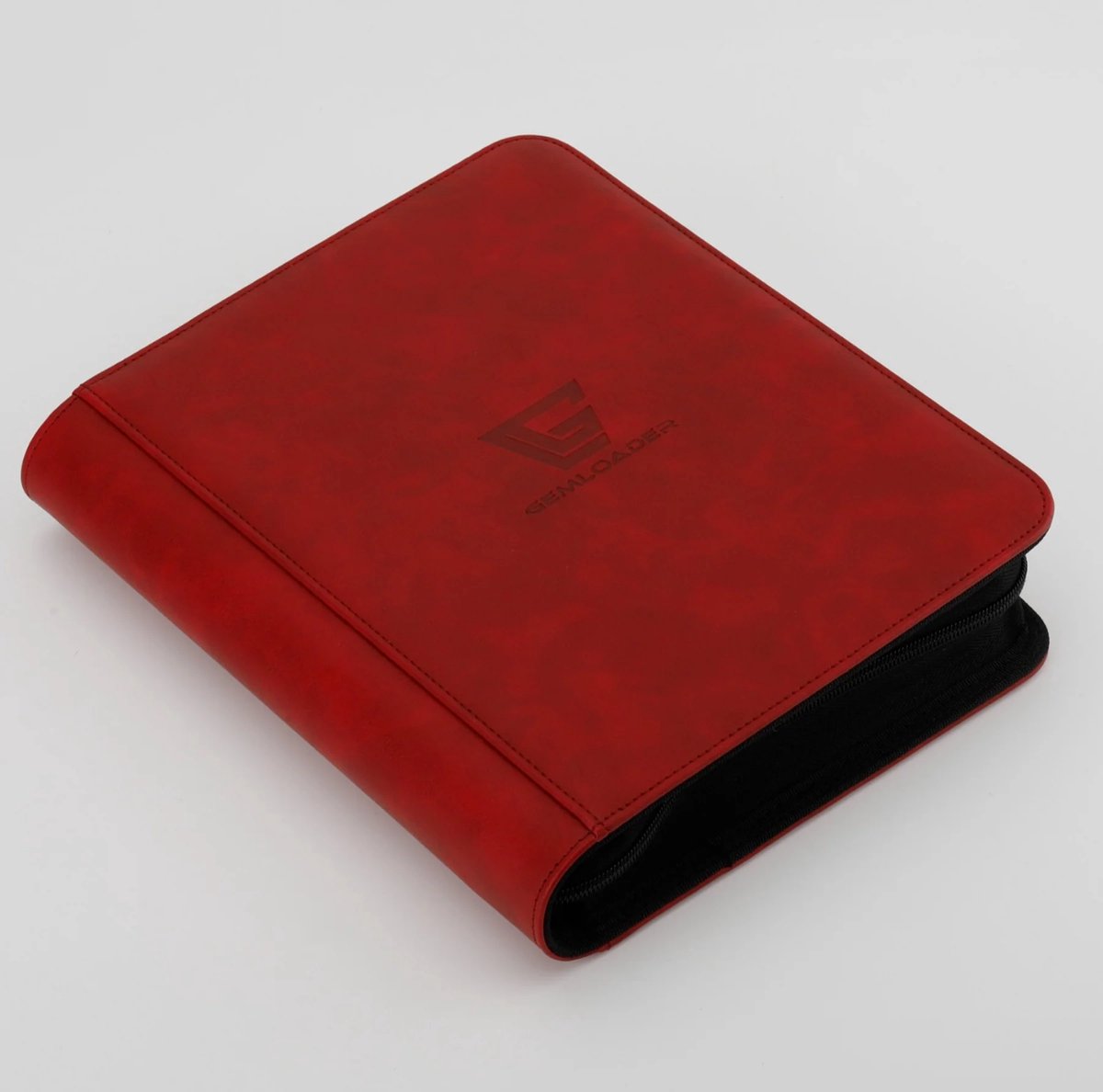 Gemloader Premium Graded Card Binder voor Slabs [28 slots – 2x2 indeling] Rood