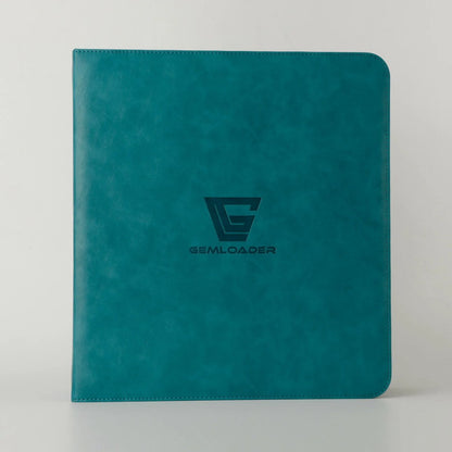 Gemloader Premium Graded Card Binder voor Slabs [28 slots – 2x2 indeling] Turquoise