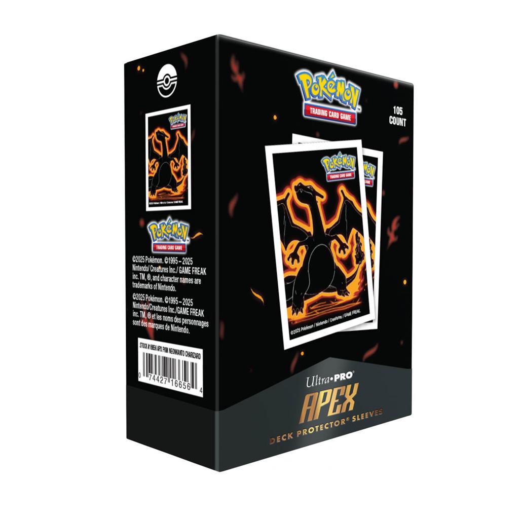 Ultra Pro - Neon Kanto APEX Deck Protector Sleeves Charizard (105 stuks)