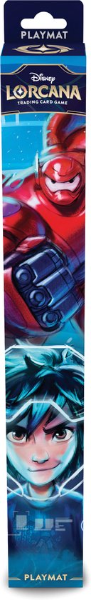 Lorcana Breng je Disney Lorcana-ervaring naar een hoger niveau met de Big Hero 6 Playmat! Deze speelmat, met een prachtig ontwerp van de geliefde personages uit Big Hero 6, biedt een comfortabele en stijlvolle ondergrond voor je kaarten. Het speelt niet a