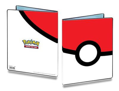 Pokémon The Pokéball 9-Pocket Portfolio features a "full-view" wrap-around spine. Each portfolio holds 180 sleeved cards and is constructed from archival-safe polypropylene materials. Each portfolio is packaged in a peggable full-color polybag.