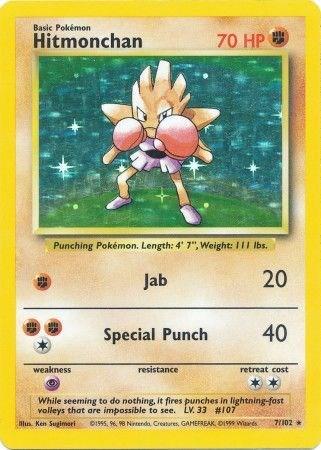 Hitmonchan - Set de Base - 7/102