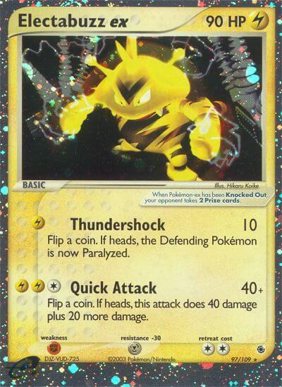 Electabuzz ex - EX Rubis & Saphir - 97/109