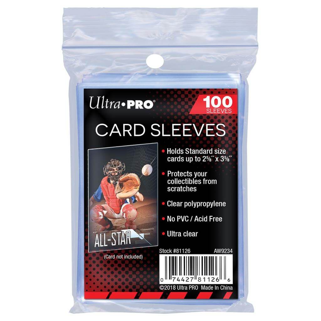 Accessoires Archival-grade, acid-free and non-PVC soft card sleeves designed to hold standard 2-1/2" X 3-1/2" cards. Made from clear polypropylene. 100 stuks.