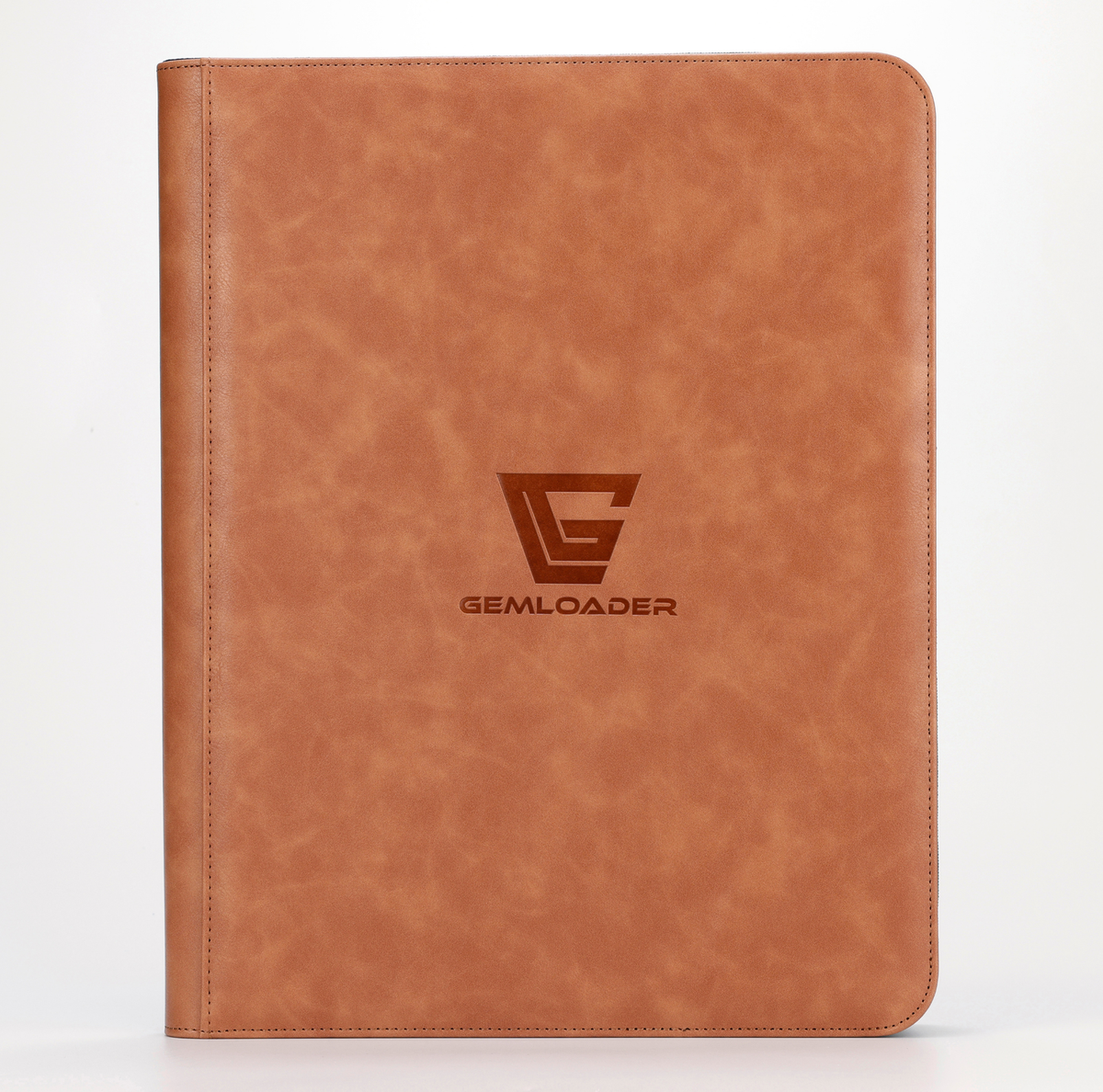 Classeur Toploader Gemloader Premium 3"X4" (216 Étuis) - Noisette