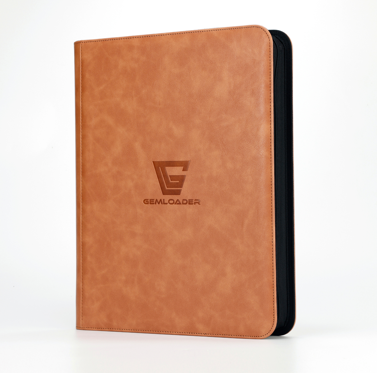 Classeur Toploader Gemloader Premium 3"X4" (216 Étuis) - Noisette