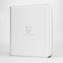 Gemloader Premium 3X4 Traditional Sleeved Collector's Binder (480 Pockets) - White