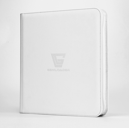 Classeur de Collection Gemloader Premium 3X4 Traditionnel (480 Poches) - Blanc