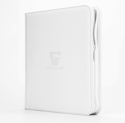 Classeur de Collection Gemloader Premium 3X4 Traditionnel (480 Poches) - Blanc