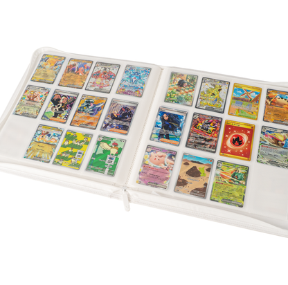 Classeur de Collection Gemloader Premium 3X4 Traditionnel (480 Poches) - Blanc