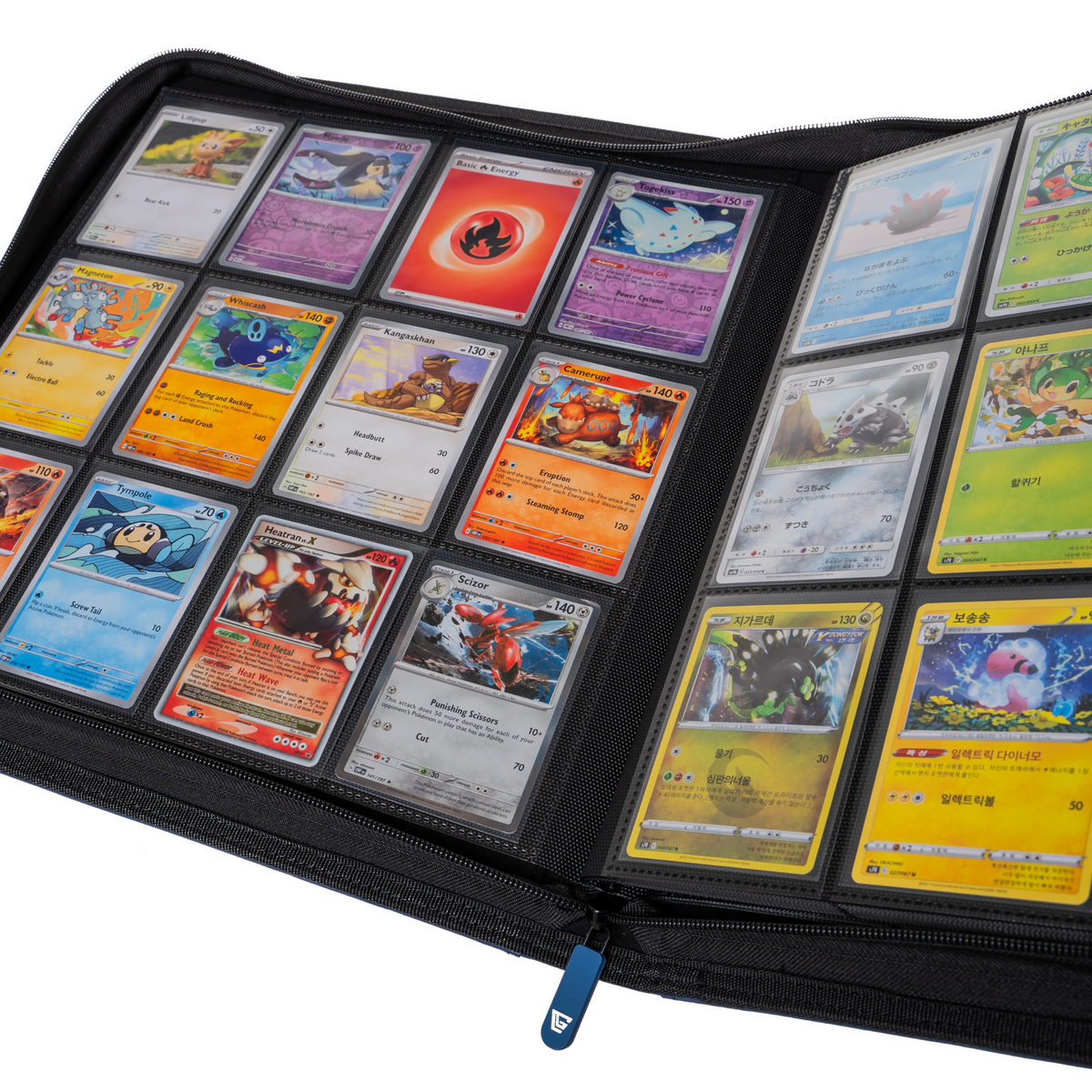 Gemloader Premium 3X4 Traditional Sleeved Collector's Binder (480 Pockets) - Red