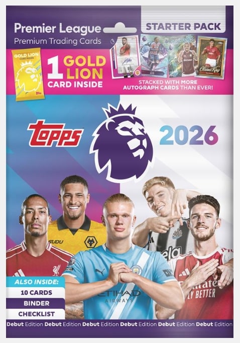 Starter Pack Cartes à Collectionner Premier League 2025/26
