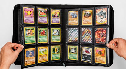 Gemloader Premium 3”X4” Toploader Binder (216 Pockets) - Zwart
