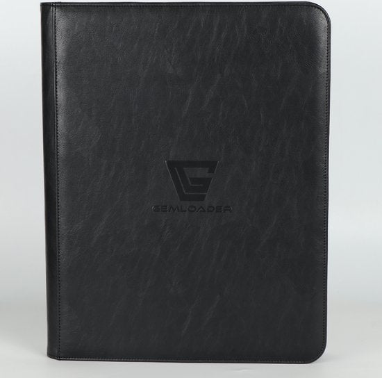 Gemloader Premium 3”X4” Toploader Binder (216 Pockets) - Zwart