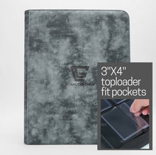 Gemloader Premium 3”X4” Toploader Binder (216 Pockets) - Grijs