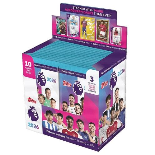 Premier League 2025/26 Trading Cards Booster Display