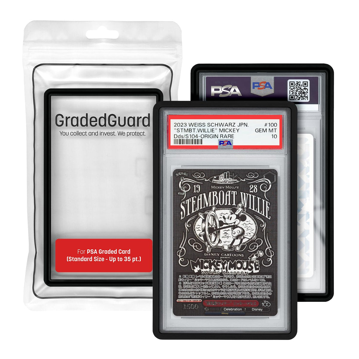 GradedGuard - Slab Protector - PSA - Black