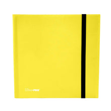 Accessoires 12-pocket Black PRO-Binder with embossed middle black web material gives cards a classic framed look. Side loading pocket design to prevent cards from easily falling out. Elastic strap holds the binder shut when not in use. All materials made