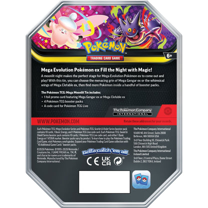 Pokémon Mega Moonlit ex Tin