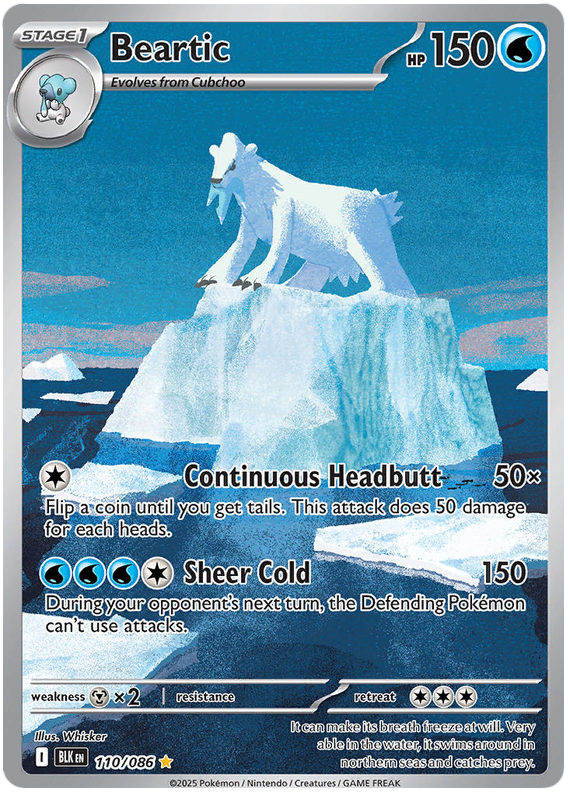 Beartic - Black Bolt - 110/086