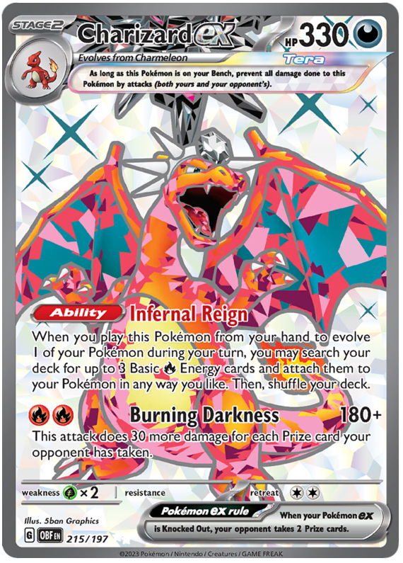 Charizard ex - Obsidian Flames - 215/197