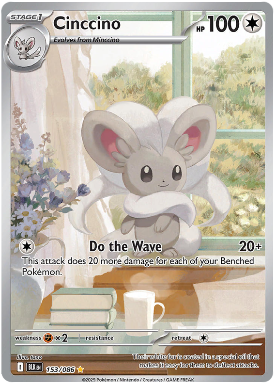 Cinccino - Black Bolt - 153/086