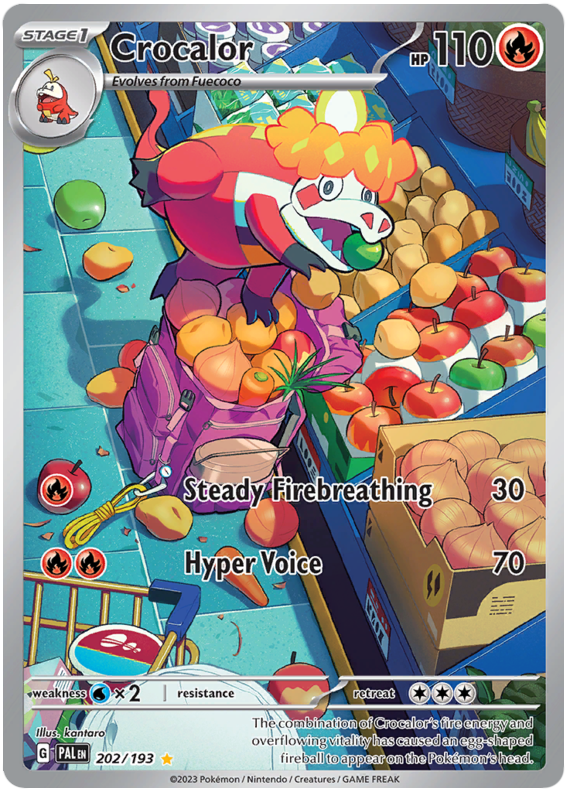 Crocalor - Paldea Evolved - 202/193
