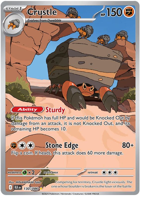 Crustle - Black Bolt - 130/086