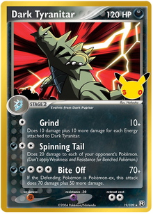 Dark Tyranitar - 30th Celebration - 19/109