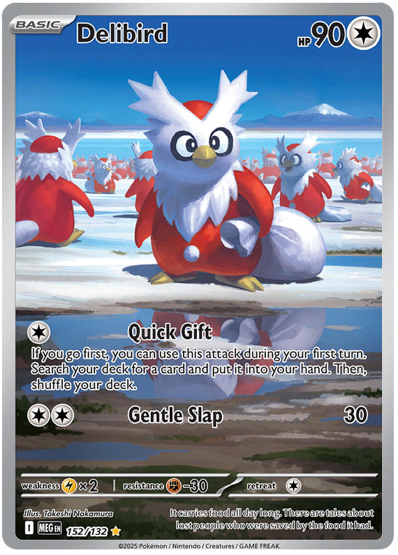 Delibird - Mega Evolution - 152/132