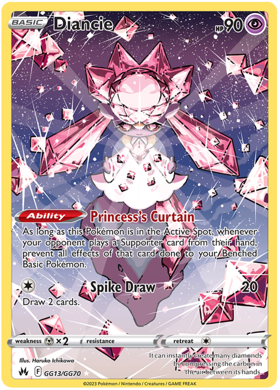 Diancie - Crown Zenith - GGS13/GG70