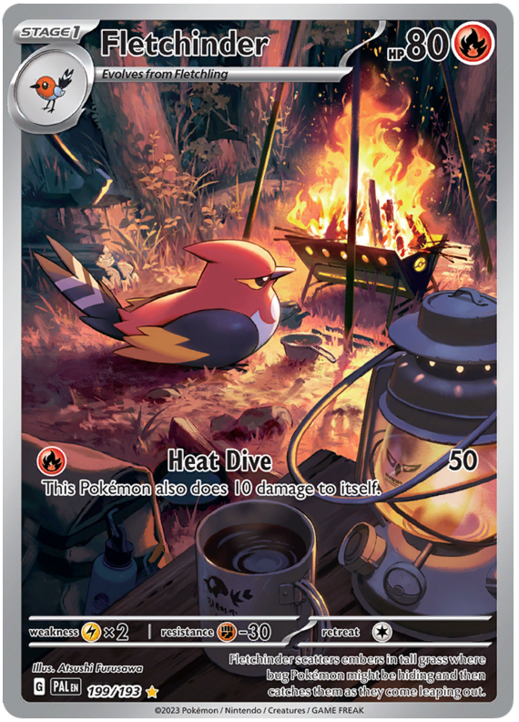 Fletchinder - Paldea Evolved - 199/193