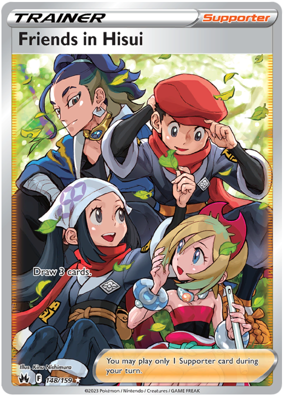 Friends in Hisui - Crown Zenith - 148/159