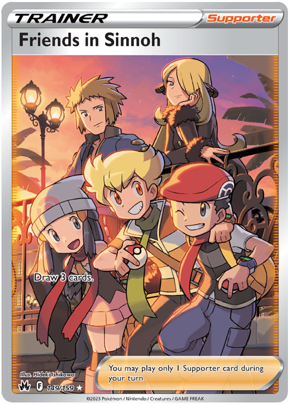 Friends in Sinnoh - Crown Zenith - 149/159