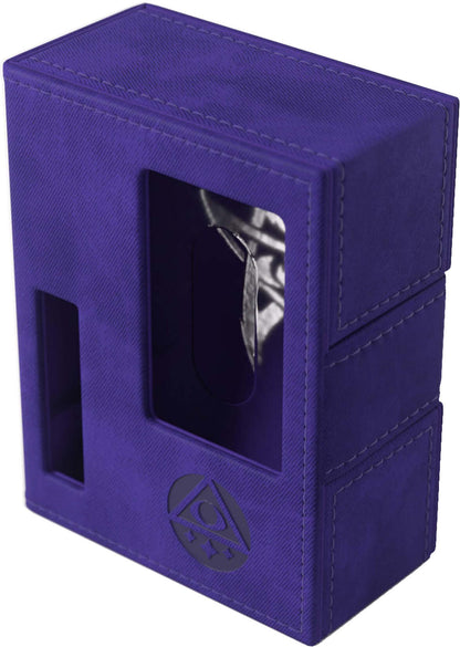 Accessoires Officially licensed premium deck box designed specifically for the needs of Arkham Horror: The Card Game players. The exclusive Arkham Horror Investigator Deck Tome is perfectly sized to hold a full investigator deck, even if the cards are sin