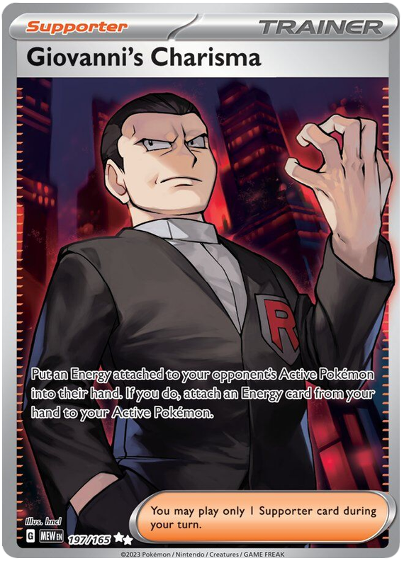 Giovanni's Charisma - Scarlet & Violet 151 - 197/165