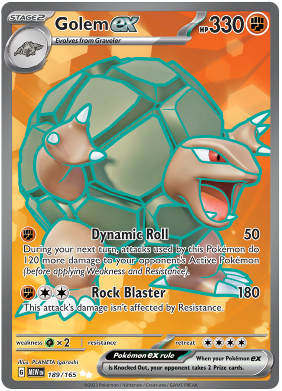 Golem ex - Scarlet & Violet 151 - 189/165